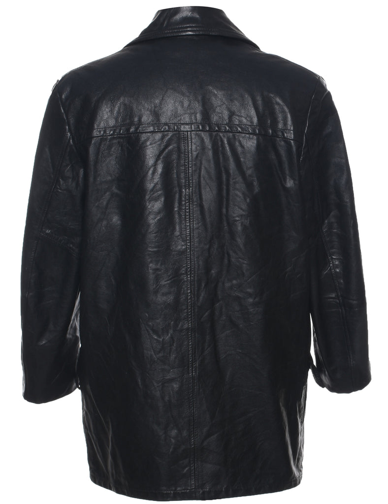 Black Leather Jacket - M