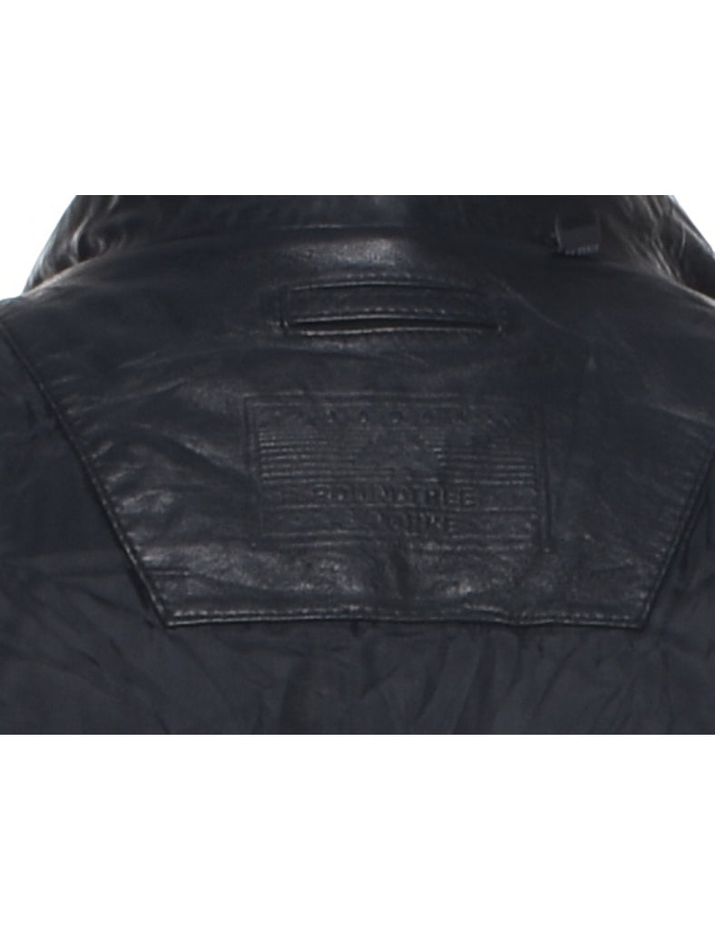 Black Leather Jacket - M