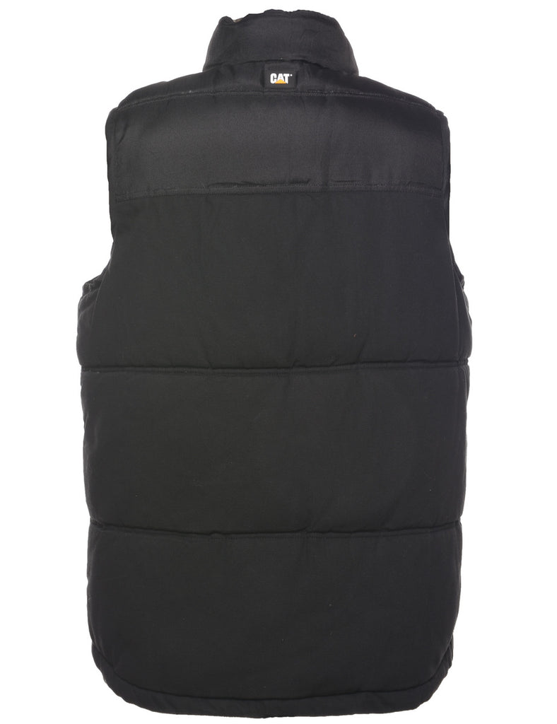 Black Puffer Vest - L