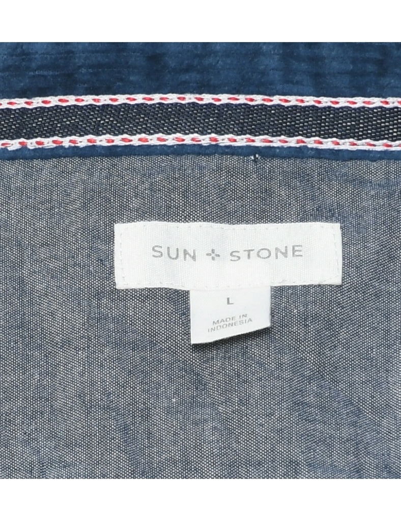 Blue Corduroy Shirt - XL