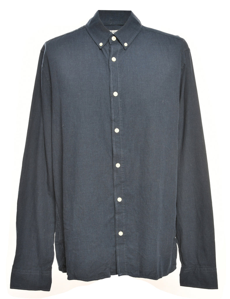 Blue Long Sleeved Shirt - XL