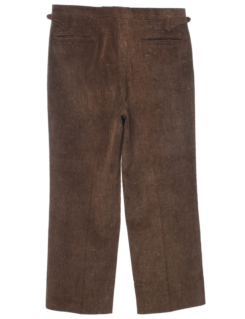 Brown Corduroy Trousers - W36 L29