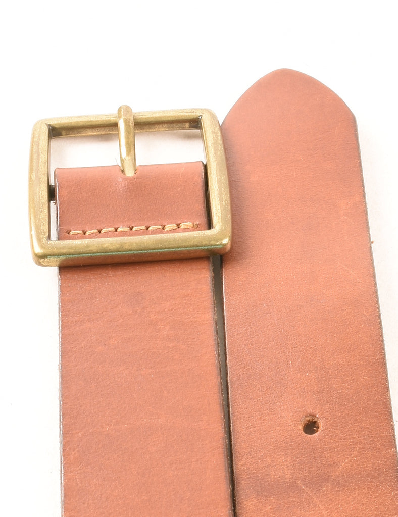 Brown Leather Belt - L