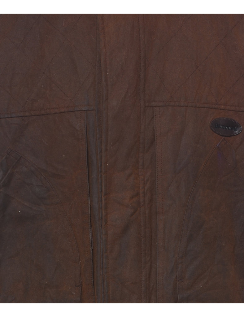 Brown Wax Jacket - L