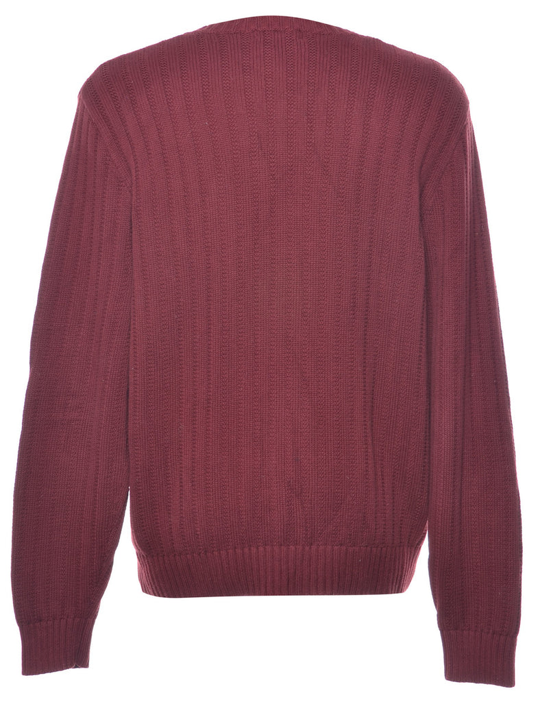 Burgundy Jumper - M