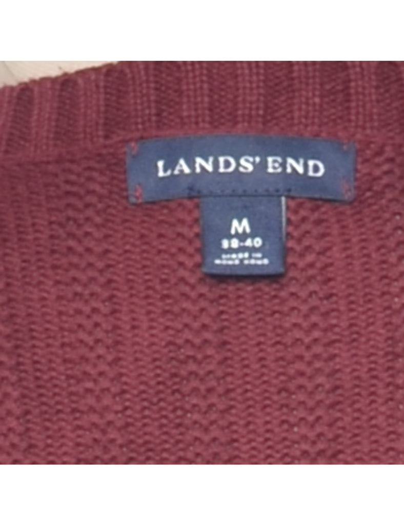 Burgundy Jumper - M