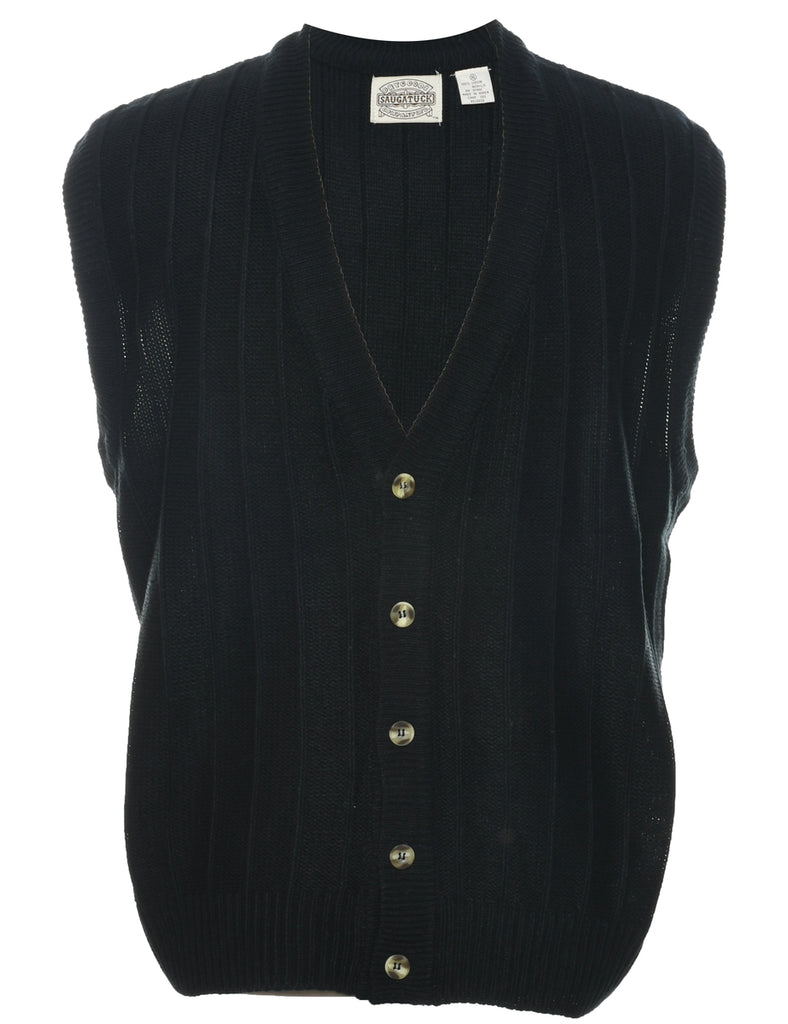 Button Through Sweater Vest - XL