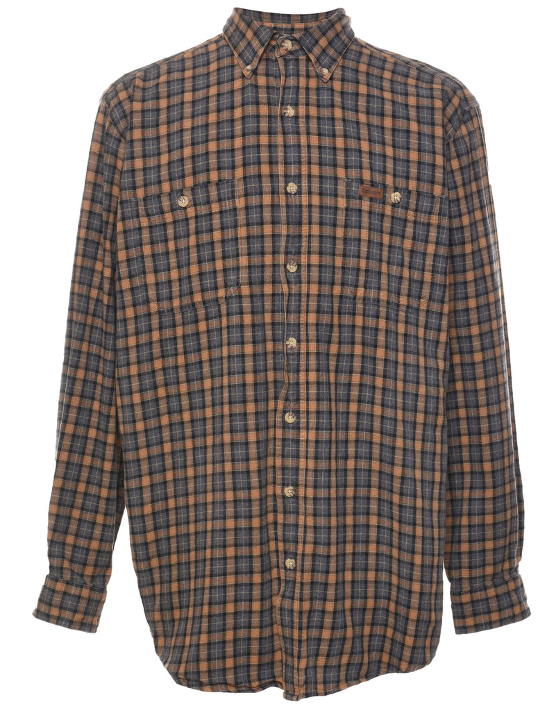 Carhartt Checked Beige & Grey Shirt - L