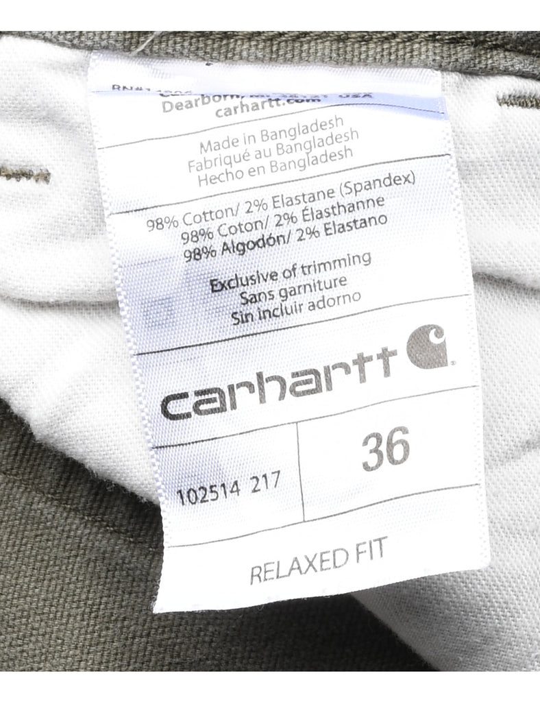 Carhartt Olive Green Shorts - W36 L9