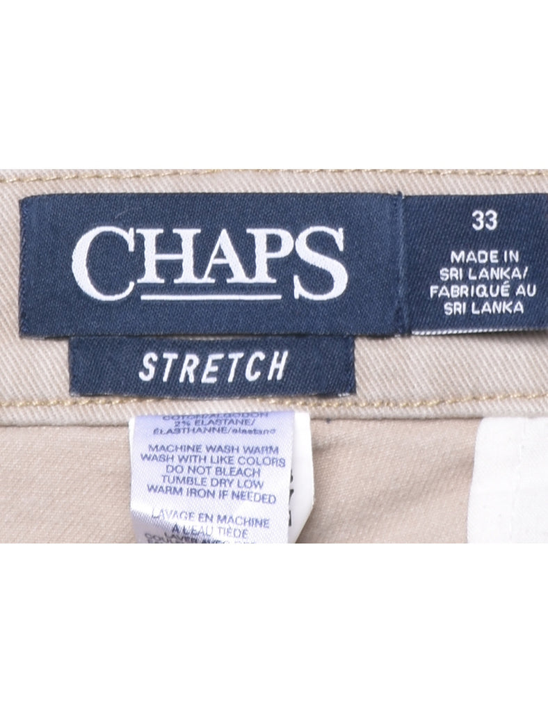 Chaps Beige Shorts - W33 L8