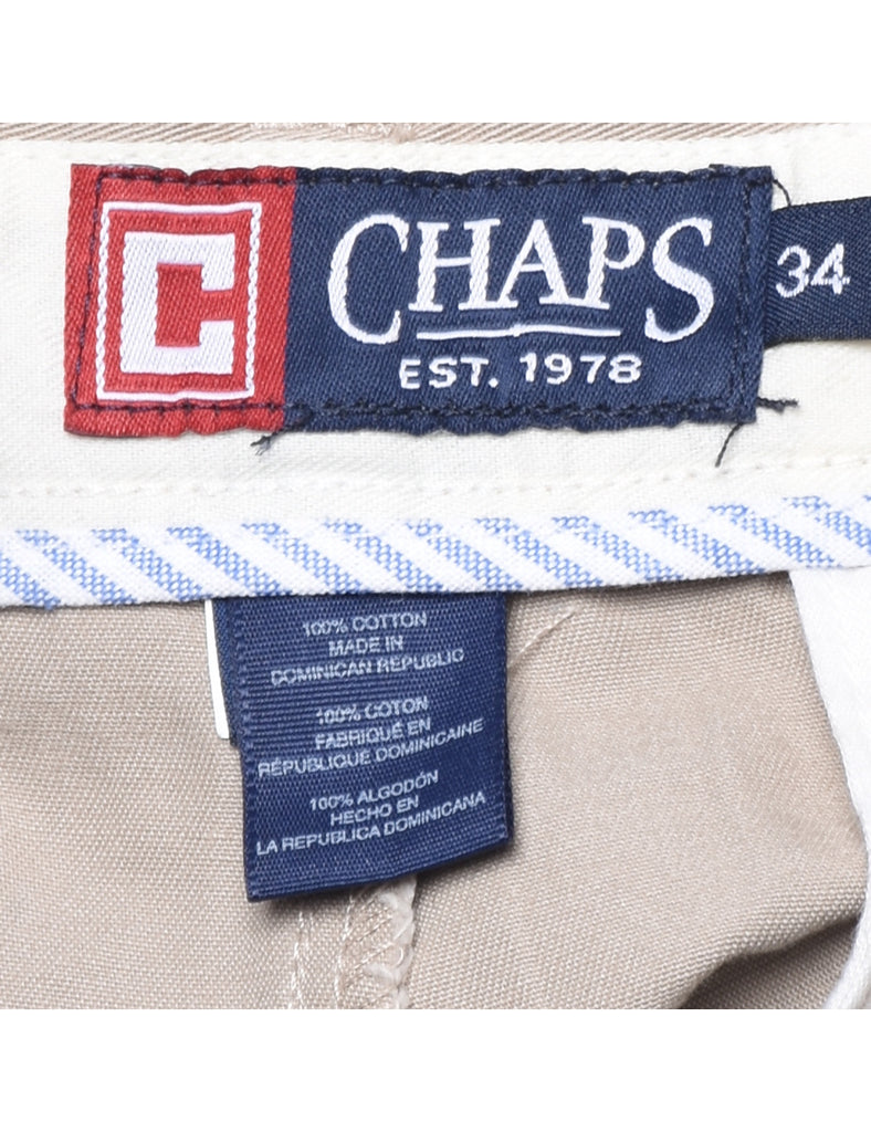 Chaps Beige Shorts - W34 L7