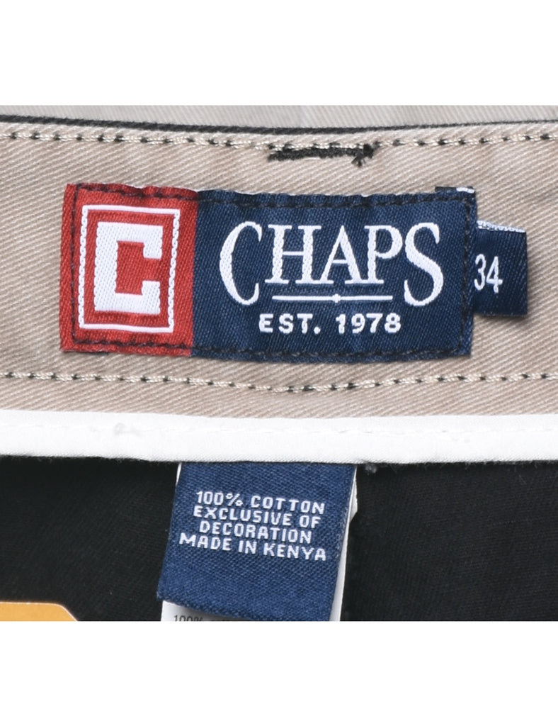 Chaps Black Shorts - W34 L8