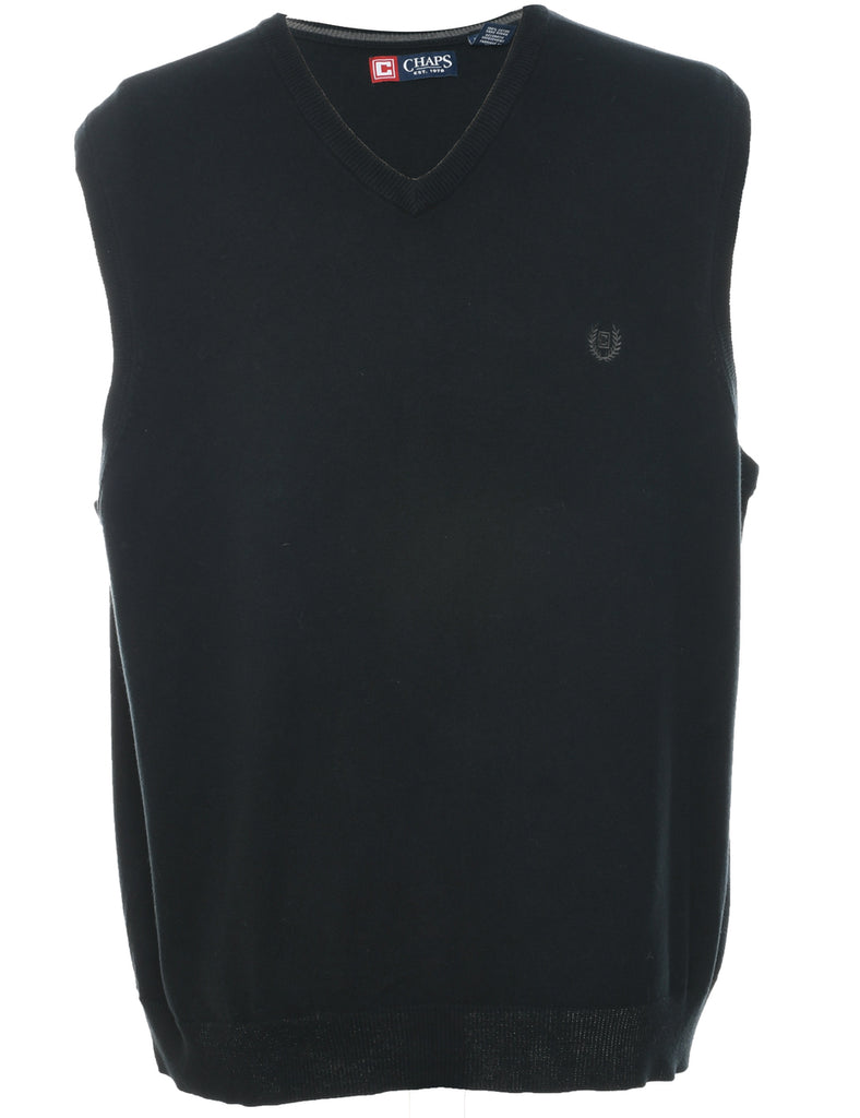 Chaps Black Vest - XL