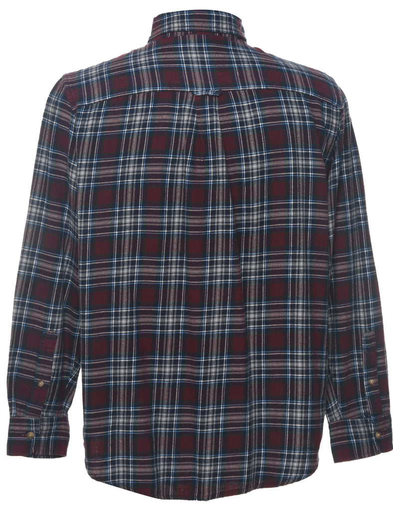 Chaps Checked Multi-Colour Shirt - M