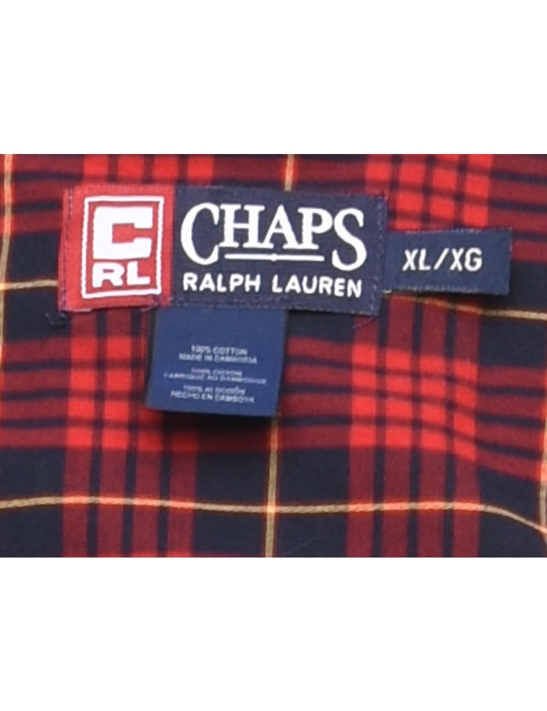 Chaps Checked Shirt - XL