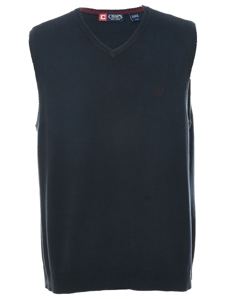 Chaps Navy Vest - L