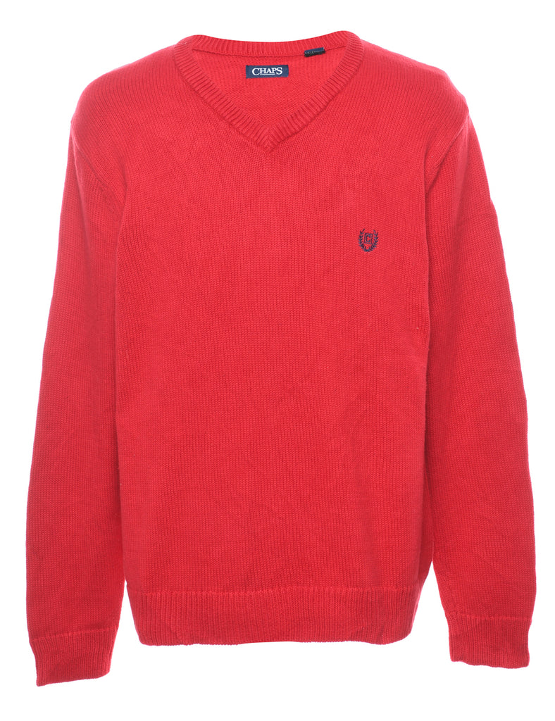 Chaps Red Jumper - XL