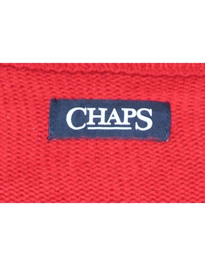 Chaps Red Jumper - XL