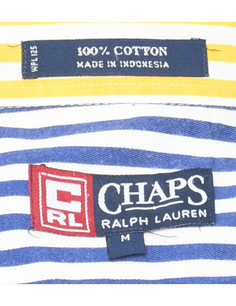 Chaps Striped Denim Shirt - M