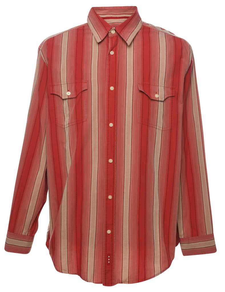 Chaps Striped Shirt - L