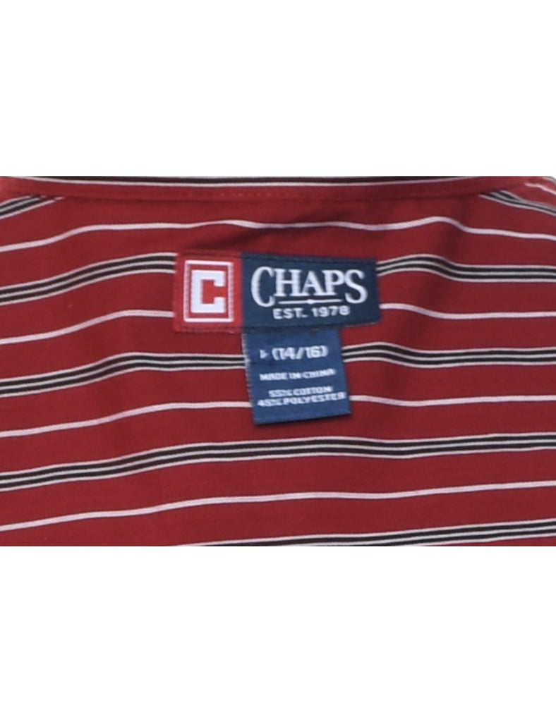 Chaps Striped Shirt - M