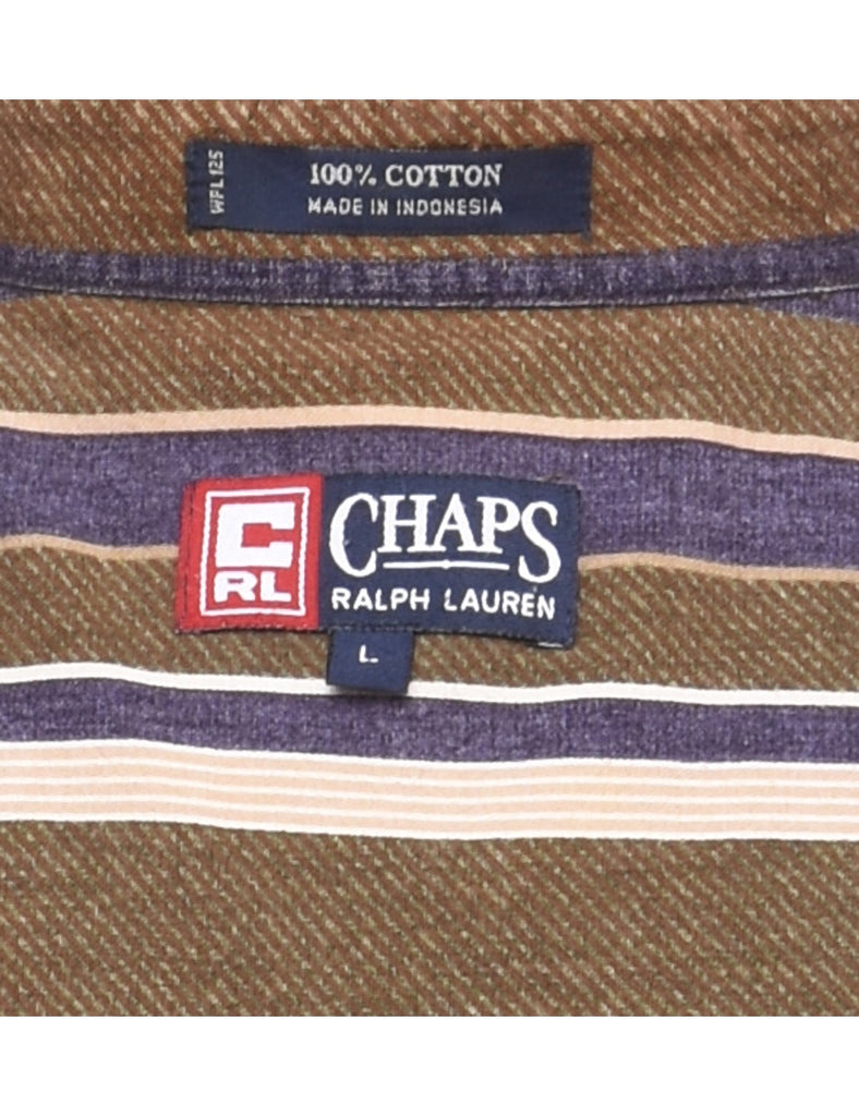 Chaps Striped Shirt - L