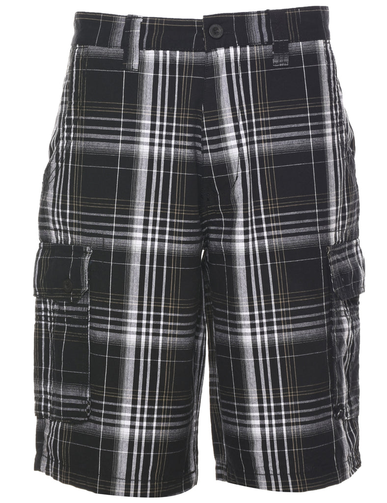 Checked Cargo Shorts - W30 L11