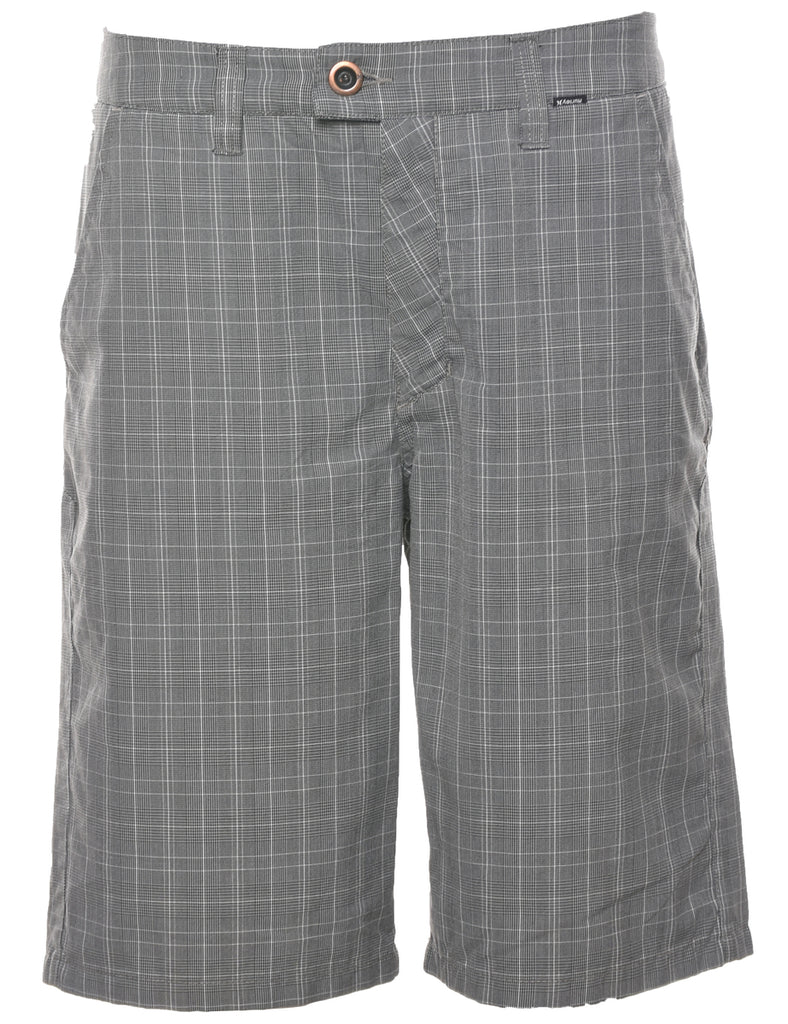 Checked Grey Shorts - W30 L11