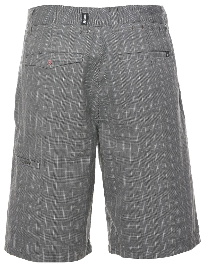 Checked Grey Shorts - W30 L11