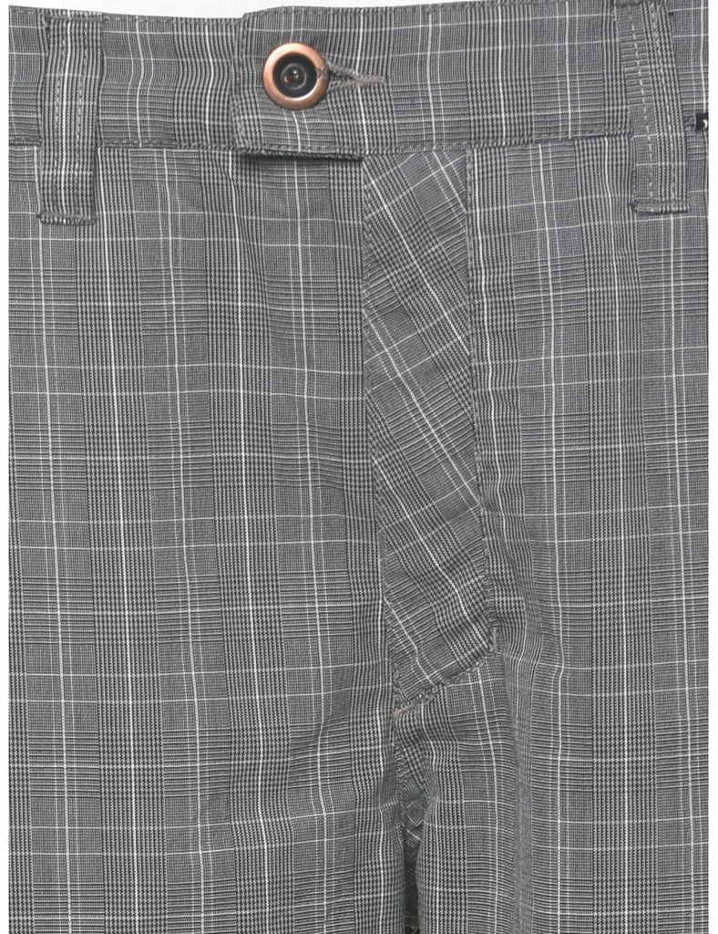 Checked Grey Shorts - W30 L11