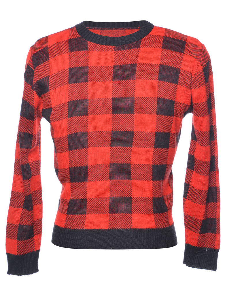 Checked Jumper - L