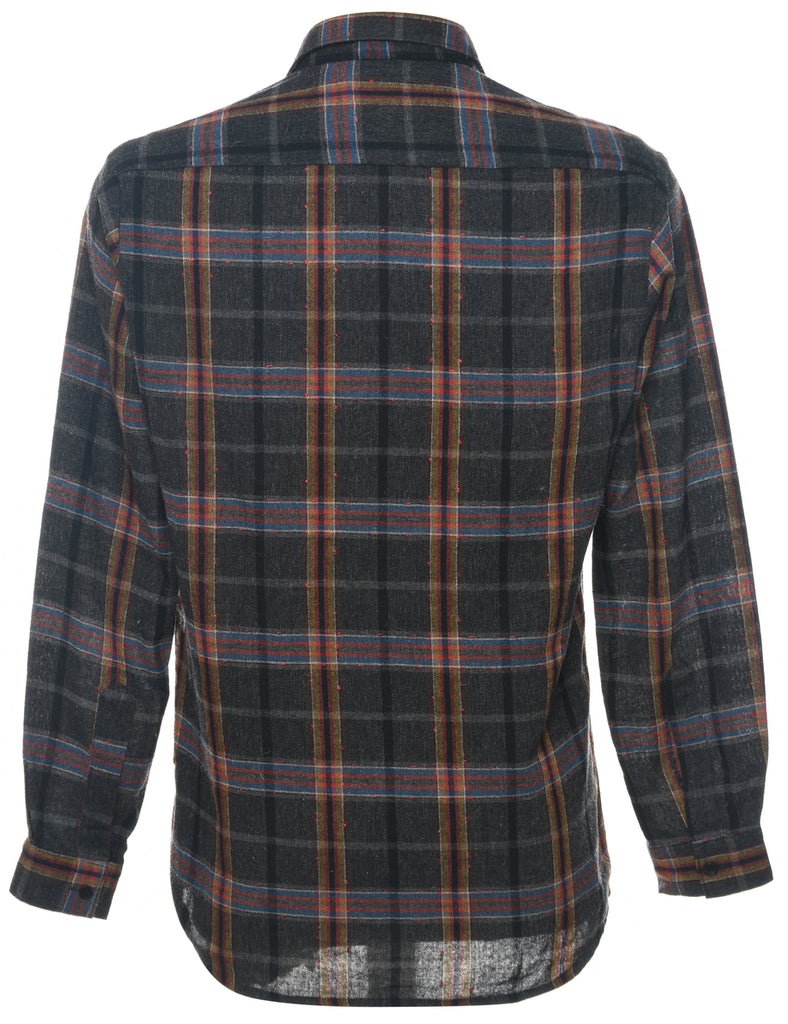 Checked Multi-Colour Flannel Shirt  - M