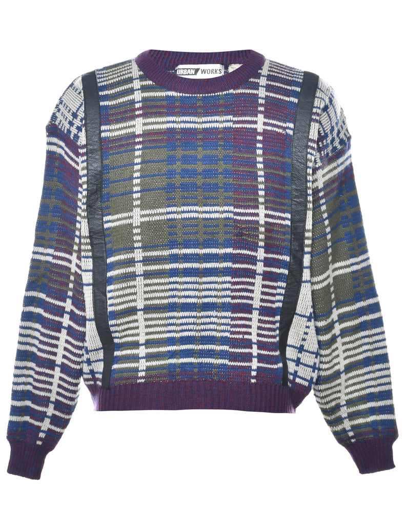 Checked Pattern Jumper - M