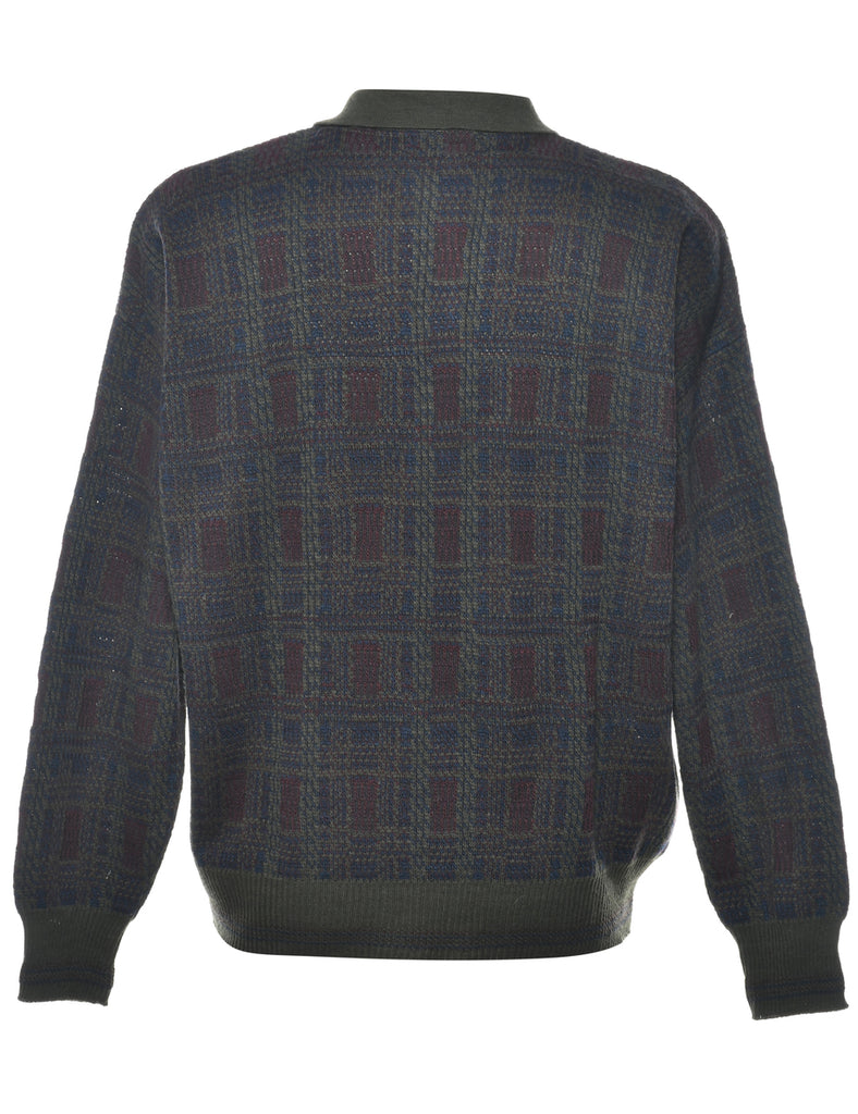 Checked Pattern Jumper - M