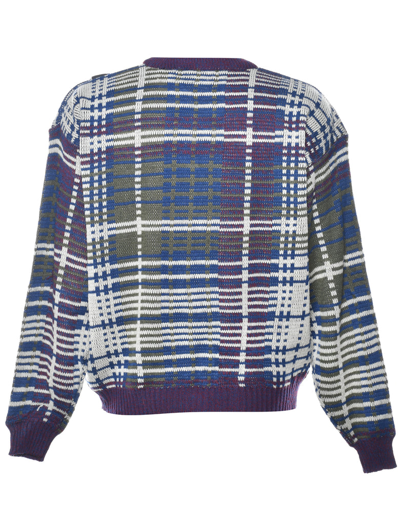 Checked Pattern Jumper - M