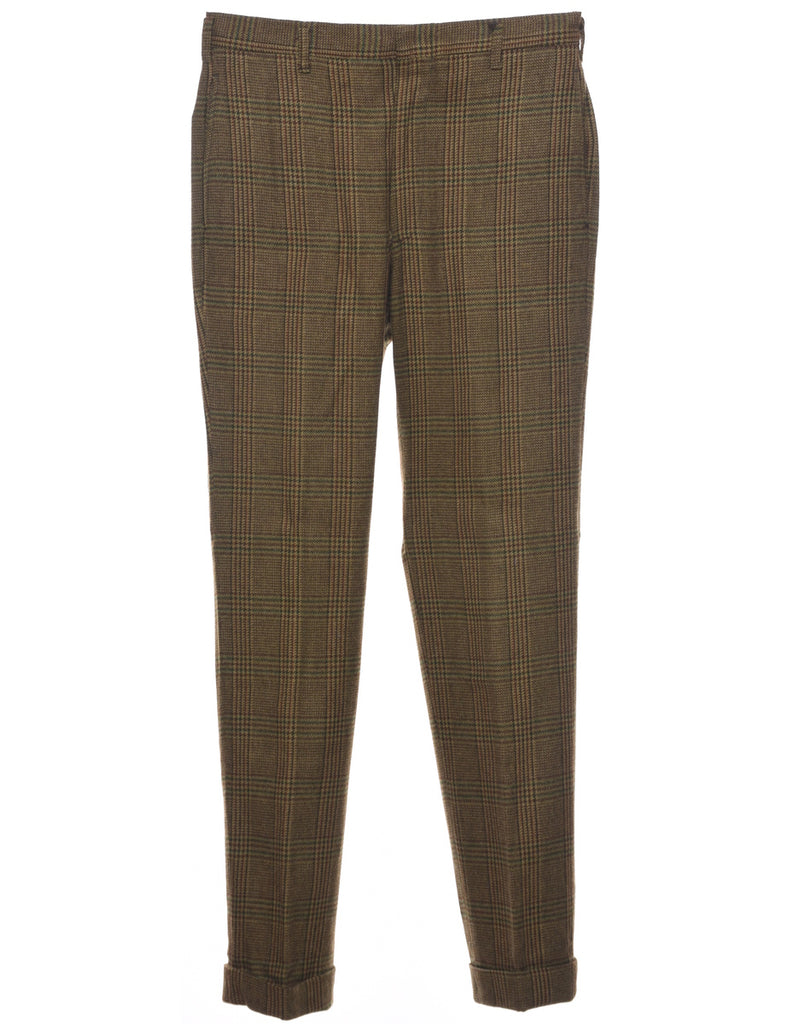 Checked Pattern Trousers - W30 L30