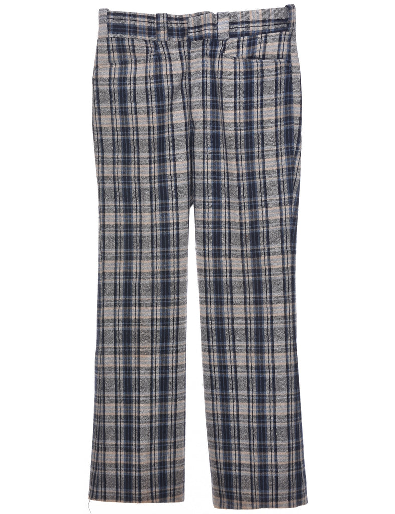 Checked Pattern Trousers - W30 L30