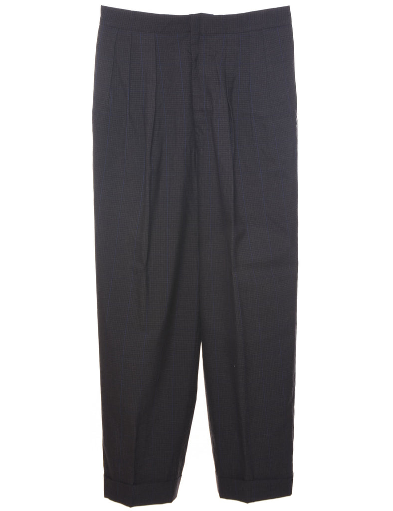 Checked Pattern Trousers - W34 L30