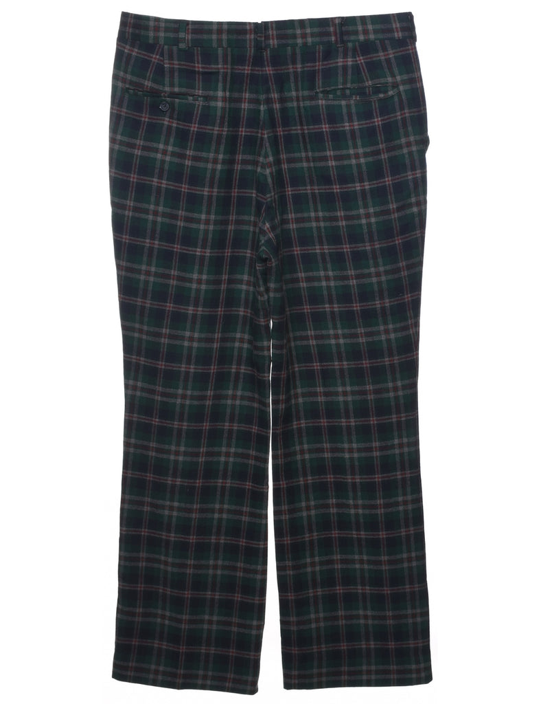 Checked Pattern Trousers - W35 L29