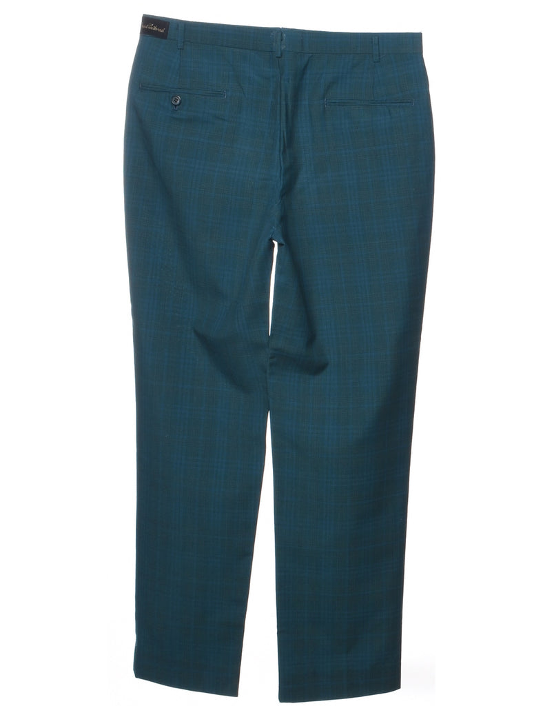 Checked Pattern Trousers - W33 L31