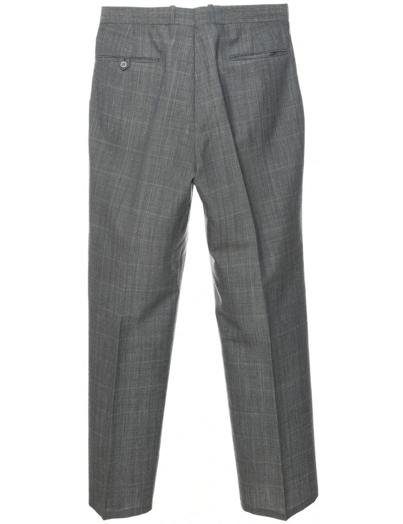 Checked Pattern Trousers - W30 L31