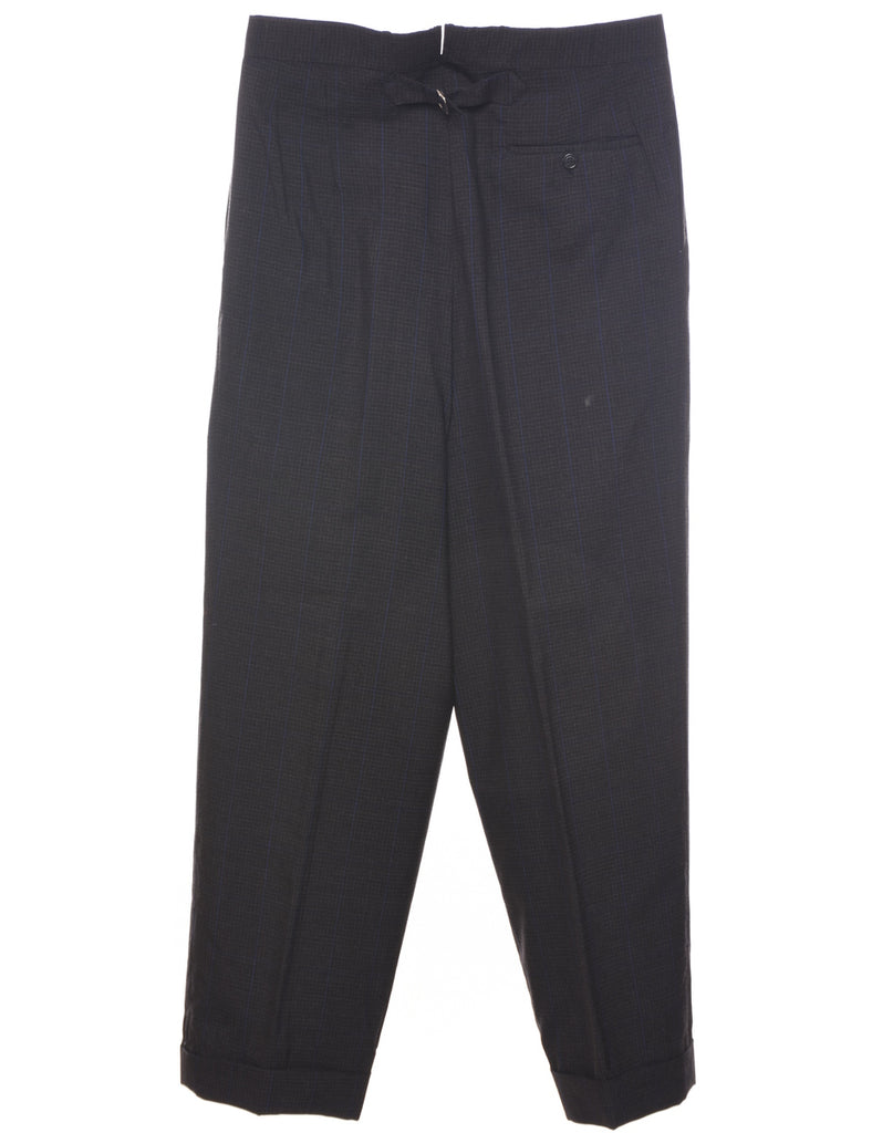 Checked Pattern Trousers - W34 L30