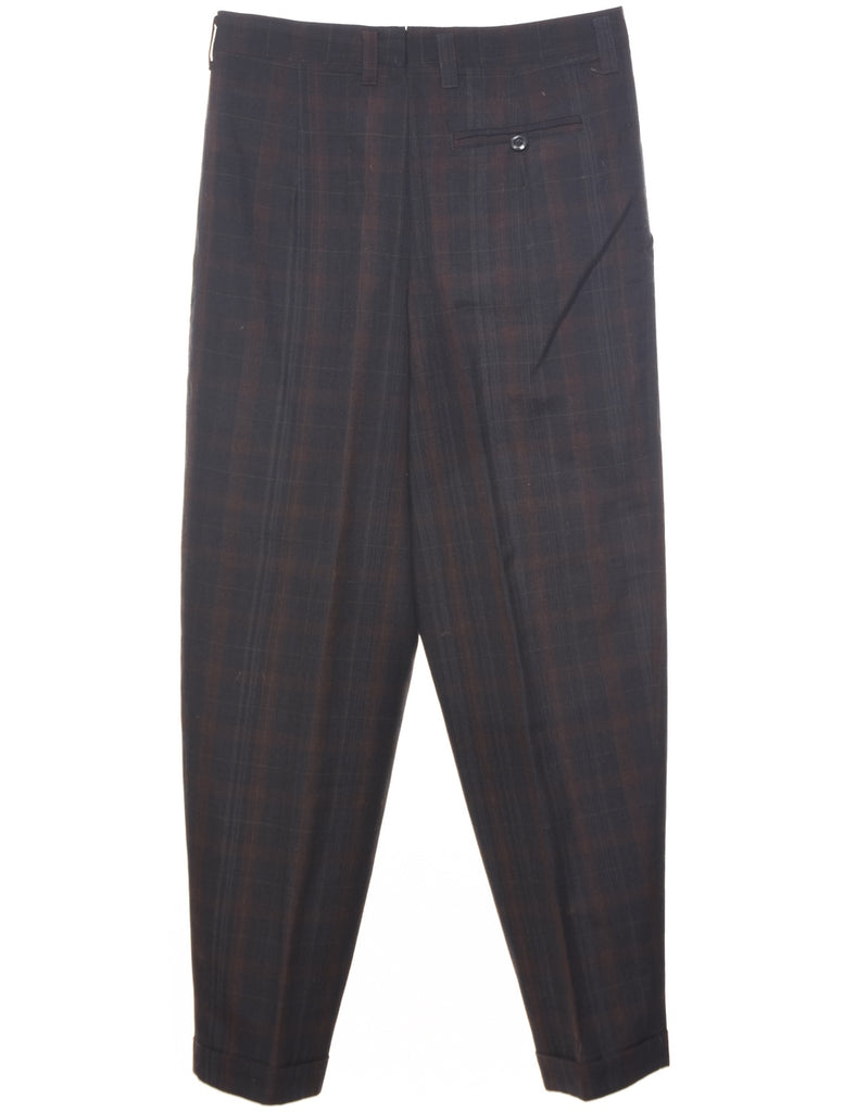 Checked Pattern Trousers - W31 L28