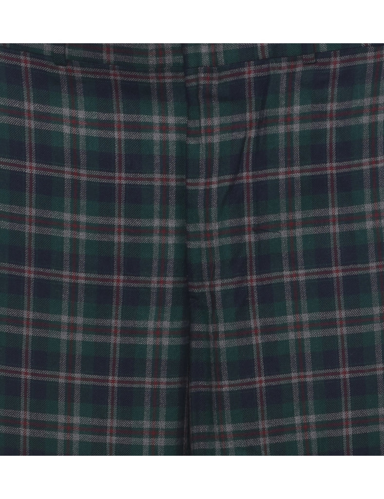 Checked Pattern Trousers - W35 L29