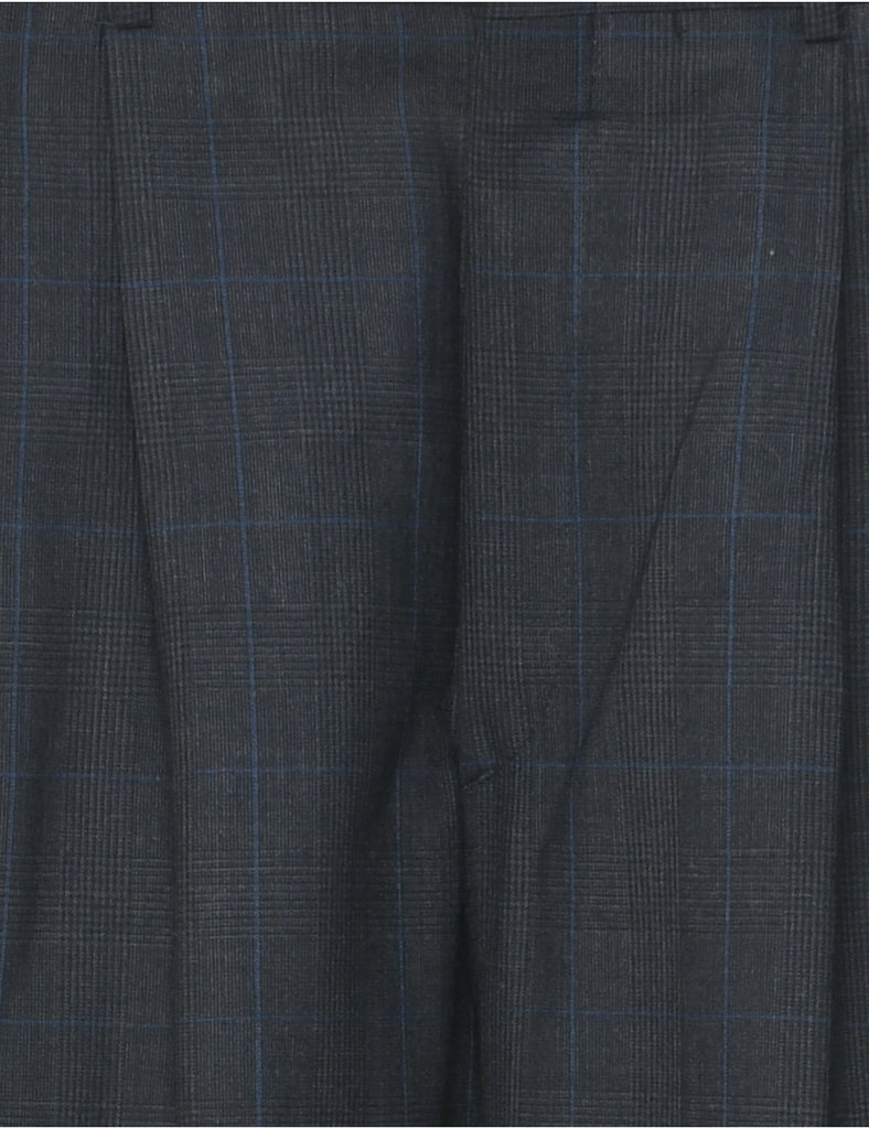 Checked Pattern Trousers - W29 L28