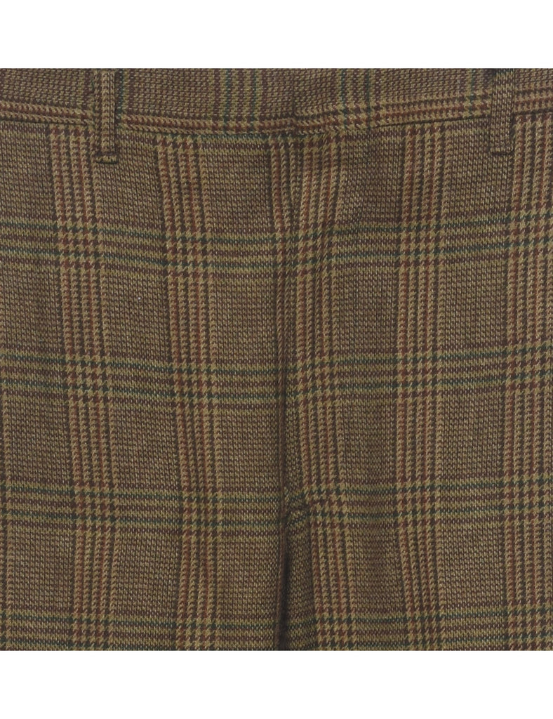 Checked Pattern Trousers - W30 L30