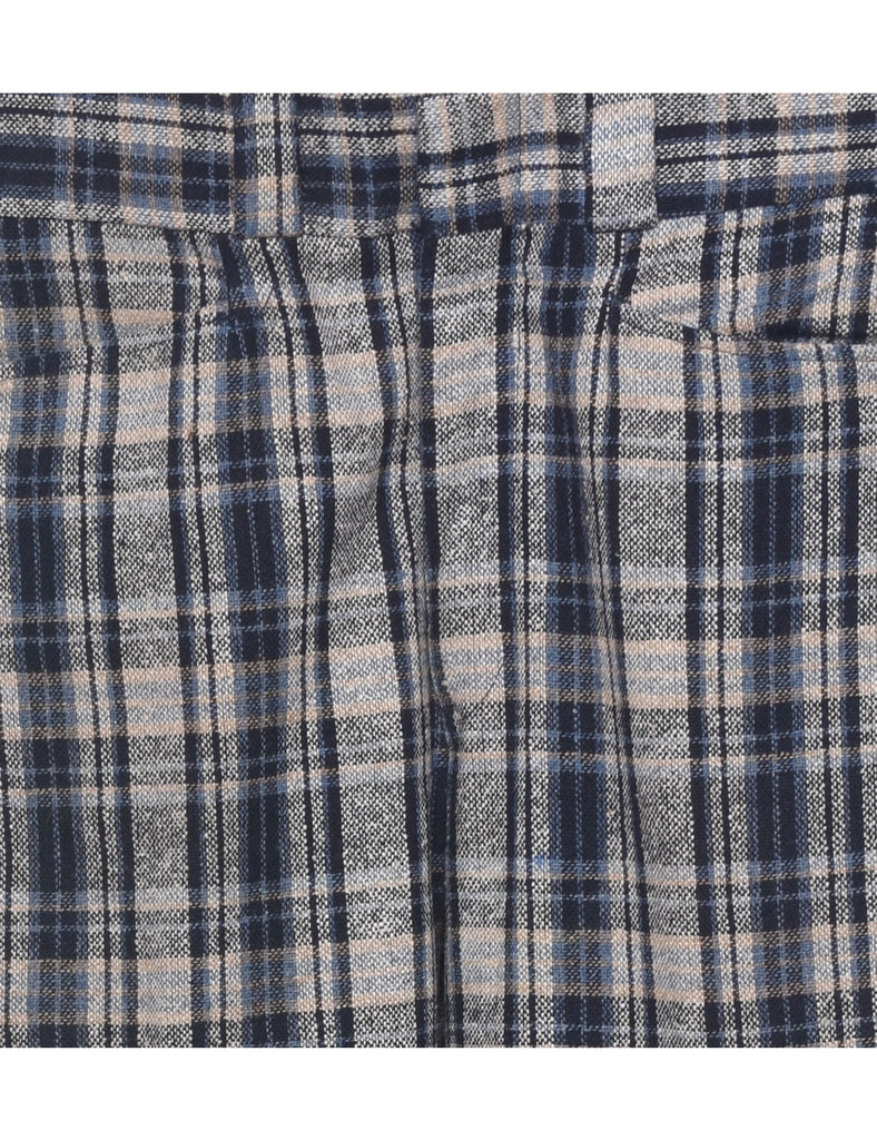 Checked Pattern Trousers - W30 L30