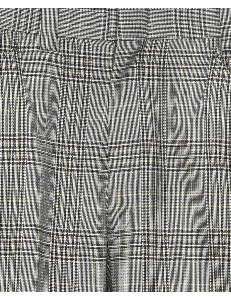 Checked Pattern Trousers - W29 L31