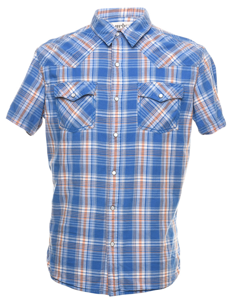 Checked Western Shirt - M