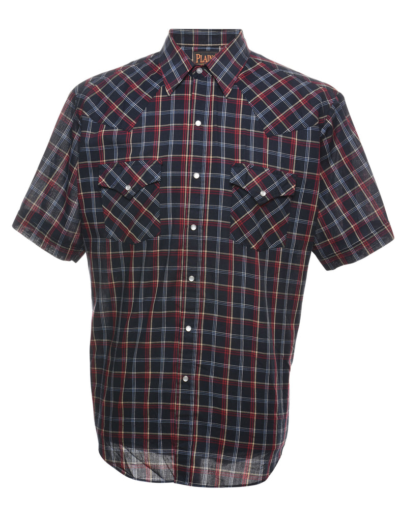 Checked Western Shirt - L